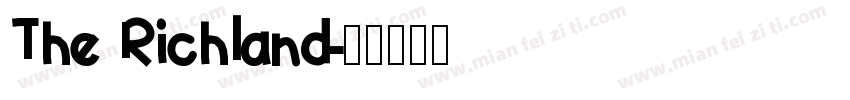The Richland字体转换